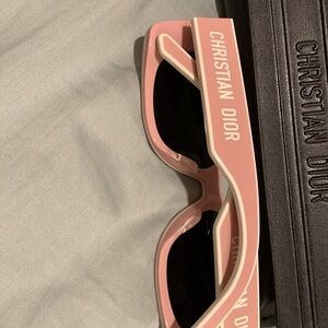 Brand new and authentic limited edition fashion pink cat like sunglasses CHANEL